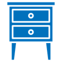Bedside table icon