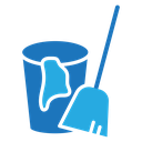 Besom Broom Pail icon