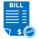 Bill paid icon