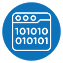 Binary code icon