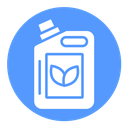 Biofuel canister icon