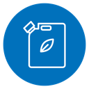 Biofuel canister icon