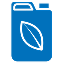 Biofuel canister icon