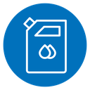 Biofuel canister icon
