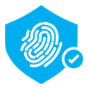 Biometric security icon