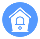 Bird house icon