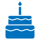 Birthday cake icon