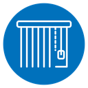 Blinds open 4 icon