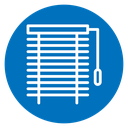 Blinds open icon