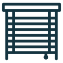 Blinds open icon