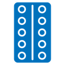 Blister drug pack icon