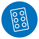 Blister drug pack icon