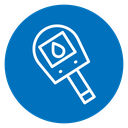 Blood sugar test icon