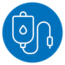 Blood transfusion icon