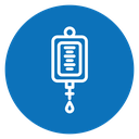Blood transfusion icon