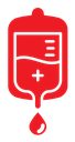 Blood transfusion icon