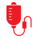 Blood transfusion icon