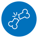 Bone break icon