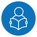 Book open reader icon