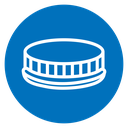 Bottle cap icon