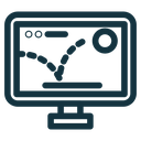 Bounce rate icon