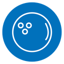 Bowling ball icon