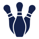 Bowling pins icon