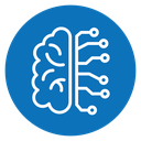 Brain circuit icon