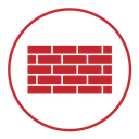 Brick wall Color Filled icon
