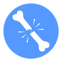 Broken bone Color Filled icon