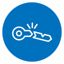 Broken key icon