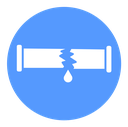 Broken pipe icon