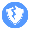 Broken shield icon