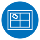 Broken window icon