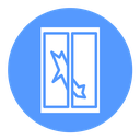 Broken window icon