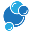 Bubbles and foam icon