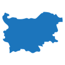 Bulgaria Map Outline Border icon