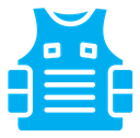 Bulletproof vest icon