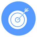 Bullseye Arrow Color Filled icon
