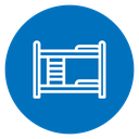 Bunk bed icon