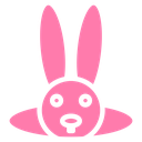 Bunny Peeking Hole icon