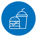 Burger And Drink Meal icon