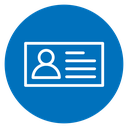 Business card icon