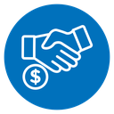 Business deal icon