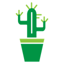 Cactus Color Filled icon