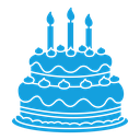 Cake birthday icon