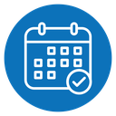 Calendar check icon