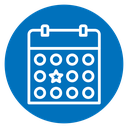 Calendar with event icon