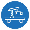 Camera crane icon
