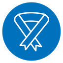Cancer ribbon icon